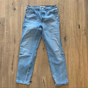 LEVI’S Button-Fly Wedgie Light Blue 27 Womens